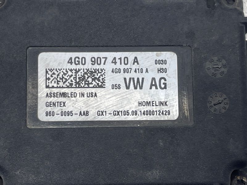 Блок керування системи відкривання воріт гаража 4G0907410A Audi A8