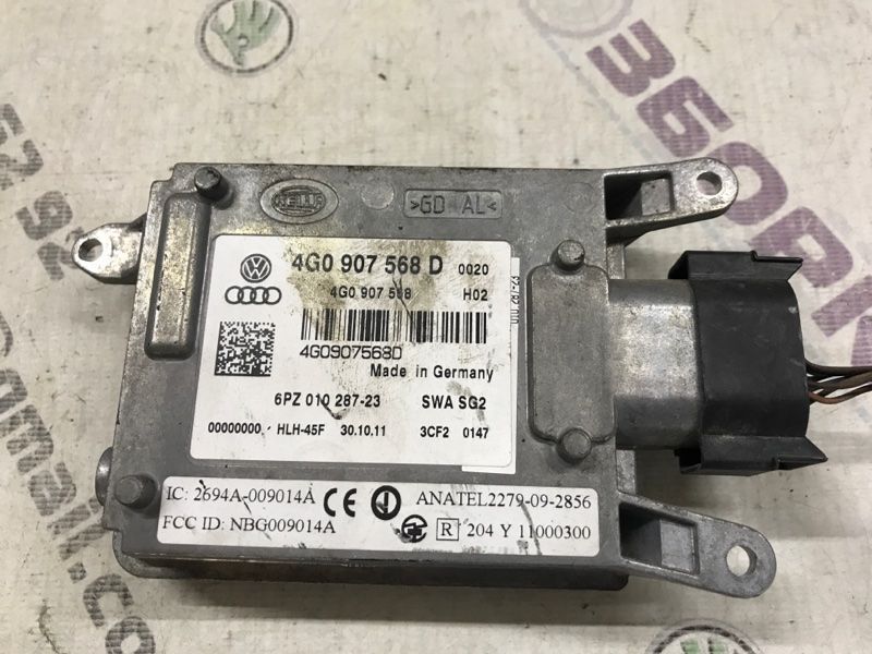 Датчик слепой зоны / Блок управления ассистента смены полосы движения 4G0907568D Audi A6