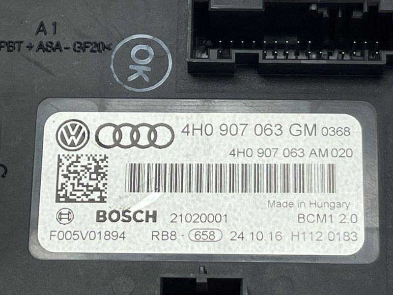 Блок комфорта 4H0907063CM Audi A6