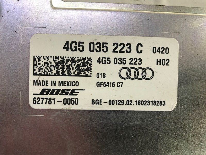Підсилювач звуку BOSE 4G5035223C Audi A6