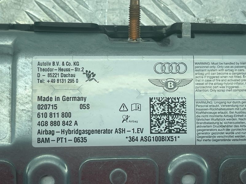 Подушка безпеки пасажира 4G8880842A Audi A6