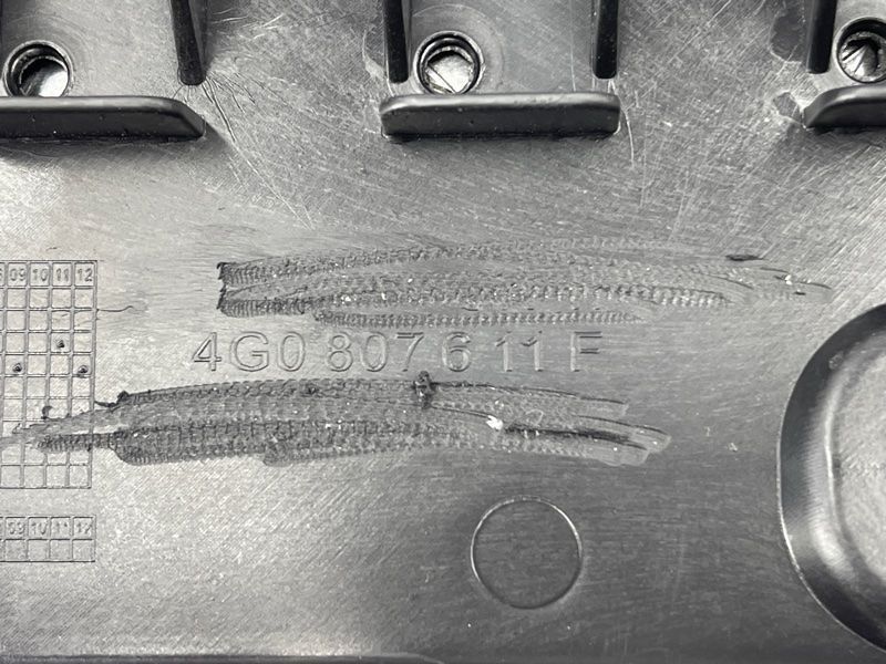 Дефлектор / Защита переднего бампера 4G0807611F Audi A6