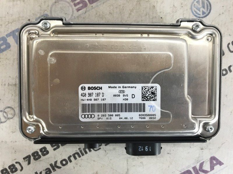 Блок управления для обработки изображения камеры 4G0907107D Audi A6 Audi A6, Audi A7, Audi A8, Audi RS7, Audi S6, Audi S7, Audi S8