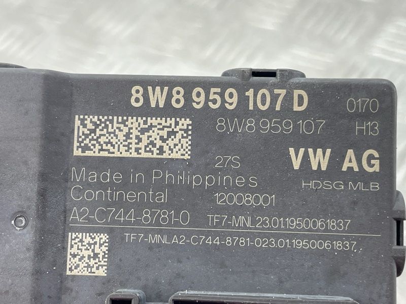 Блок управления багажника 8W8959107D Audi Q7