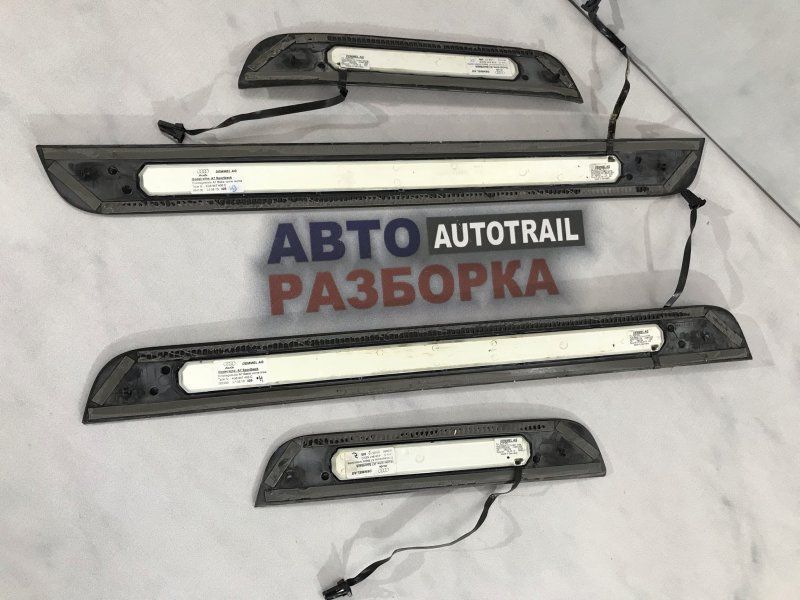 Накладки на пороги с подсветкой LED 4G8947406C Audi A7