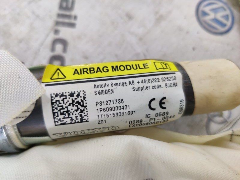 Шторка безпеки бічна / Airbag 1G09452701 Volvo XC60