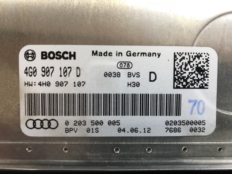 Блок управления для обработки изображения камеры 4G0907107D Audi A6 Audi A6, Audi A7, Audi A8, Audi RS7, Audi S6, Audi S7, Audi S8