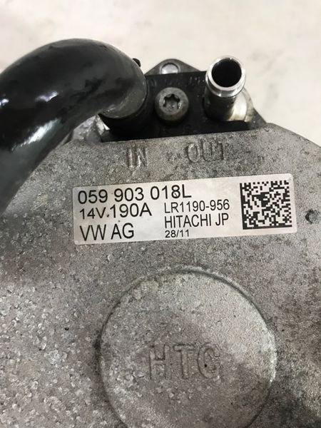 Генератор 059903018L Volkswagen Touareg