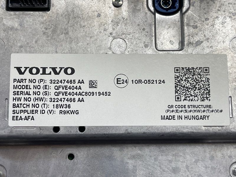 Дисплей 32247465 Volvo XC90