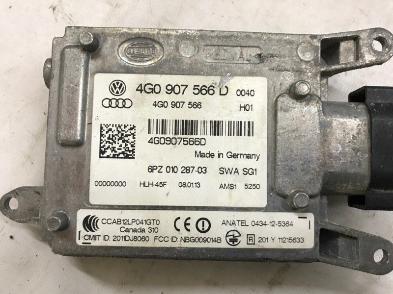 Блок управления ассистентом смены полосы движения правый 4G0907566D Audi S6 Audi A6, Audi S6