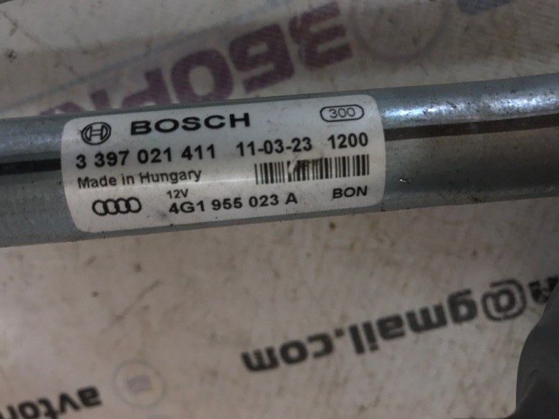 Мотор і трапеція склоочисників 4G1955023A Audi A7