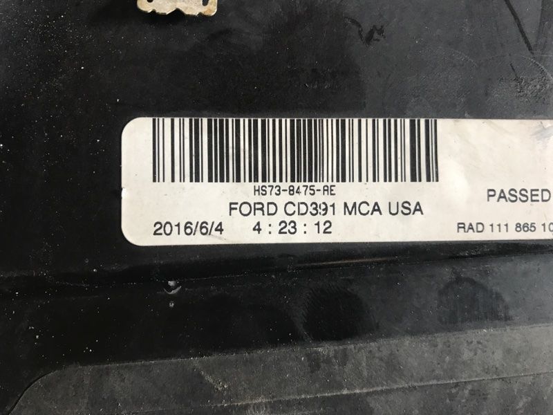 Рамка жалюзів радіатора HS738475 Ford Fusion