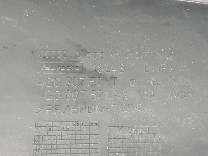 Спойлер заднього бампера 4G0807521 Audi A6