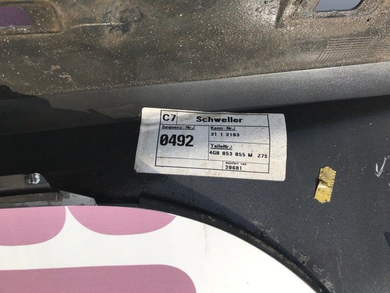 Порог s-line 4G8853855M Audi A7