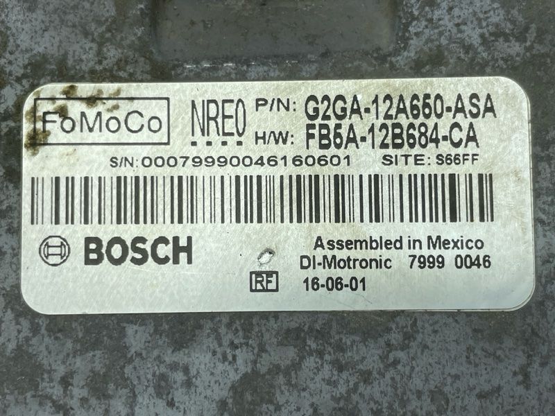 Блок управления двигателем G2GA12A650ASA Ford Edge