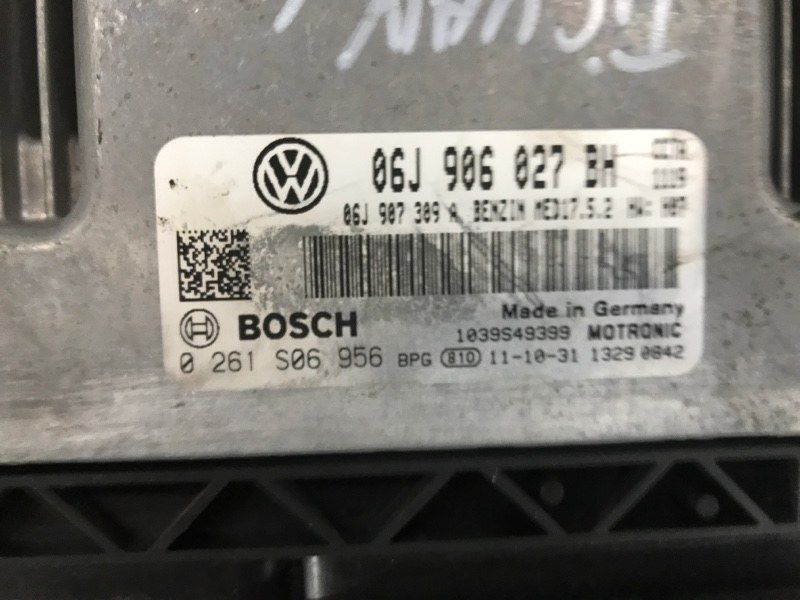 Блок управления двигателем 06J906027BH Volkswagen Tiguan