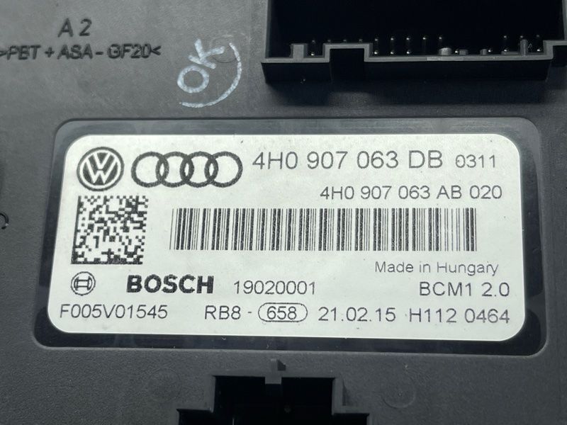 Блок комфорта 4H0907063DB Audi A8