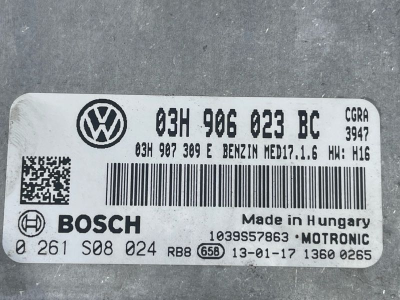 Блок управления двигателем 03H906023BC Volkswagen Touareg