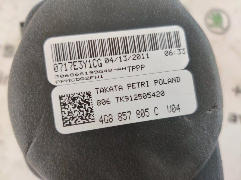 Ремінь безпеки 4g8857805 Audi A6