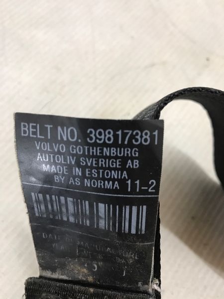 Ремінь безпеки 39817381 Volvo XC60