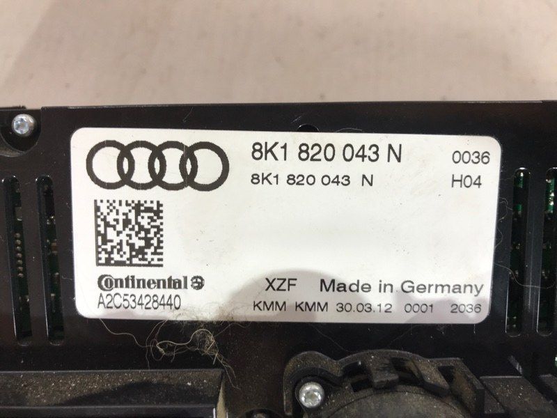 Панель керування клімат-контролем 8K1820043N Audi A4 Allroad