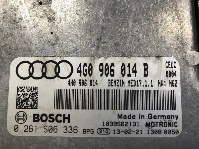 Блок управления двигателем 4G0906014B Audi S7