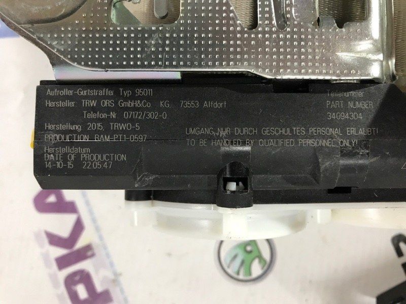 Ремень безопасности 4G8857706GCKM Audi A7