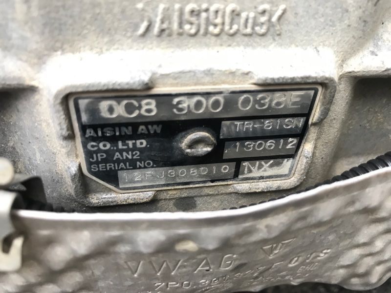 АКПП / коробка передач 0C8300038E Volkswagen Touareg