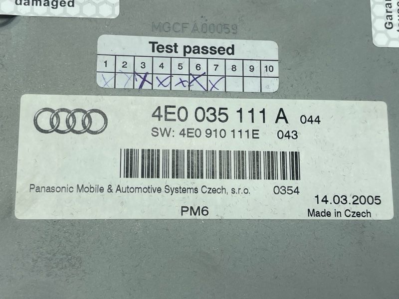 CD чейнджер 4E0035111A Audi A6