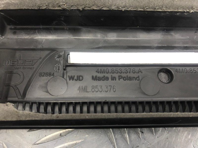Накладка порогу s-line 4M0853376B9B9 Audi Q7