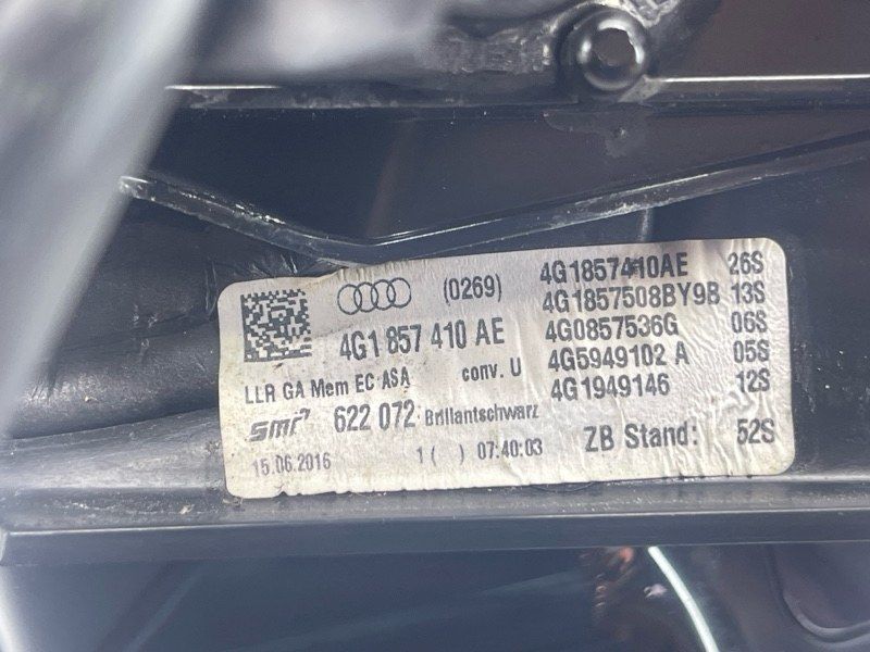 Зеркало бокового вида 4G1857410AE Audi A6