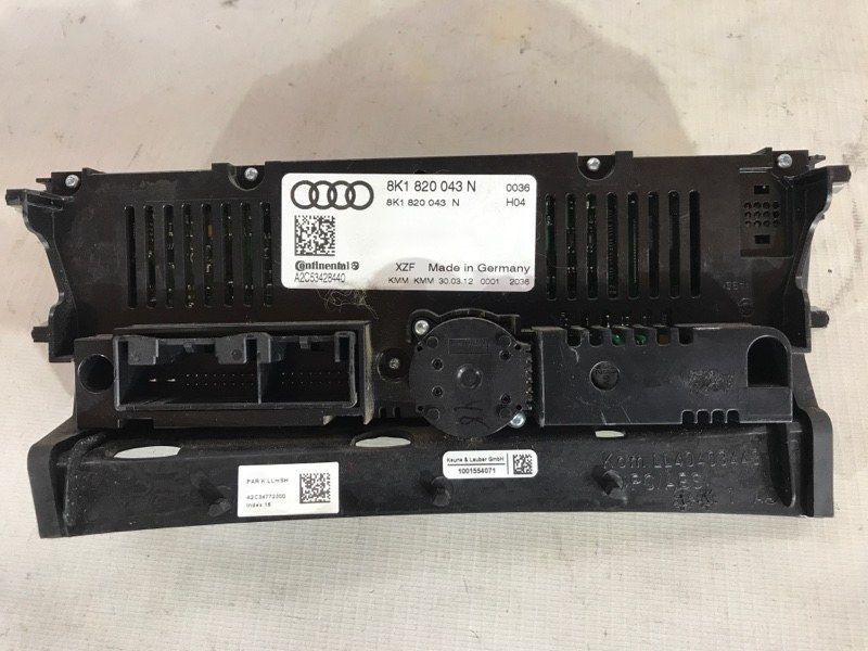 Панель керування клімат-контролем 8K1820043N Audi A4 Allroad