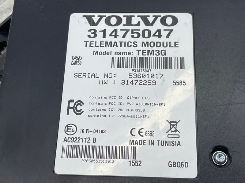 Блок керування телематики 31475047 Volvo XC90