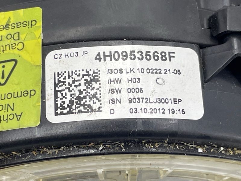 Шлейф руля 4H0953568F Volkswagen Touareg