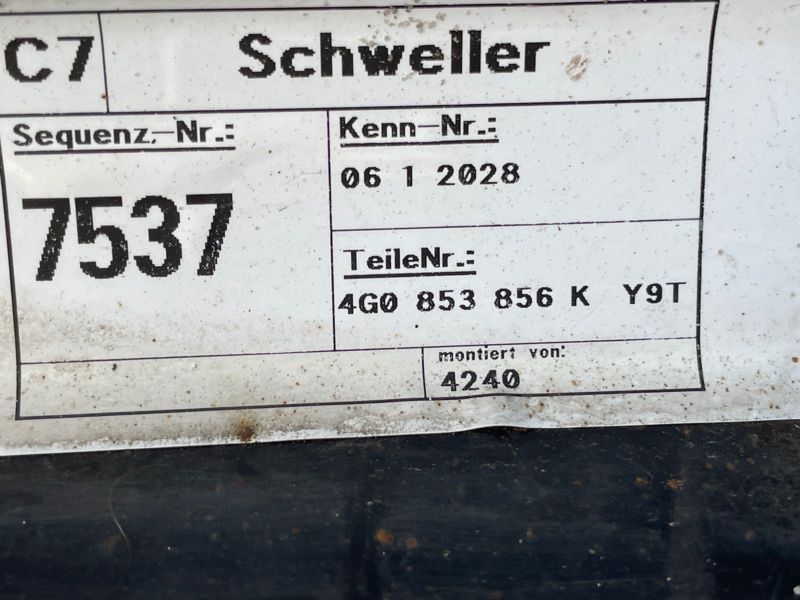 Поріг 4G0853856KY9T Audi A6