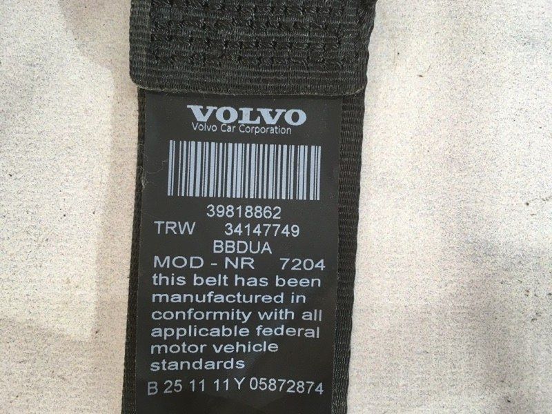 Ремень безопасности 39818862 Volvo XC60
