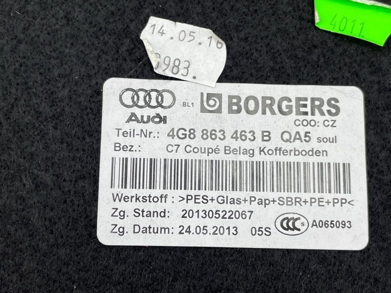 Панель підлоги багажного відсіку Audi A7