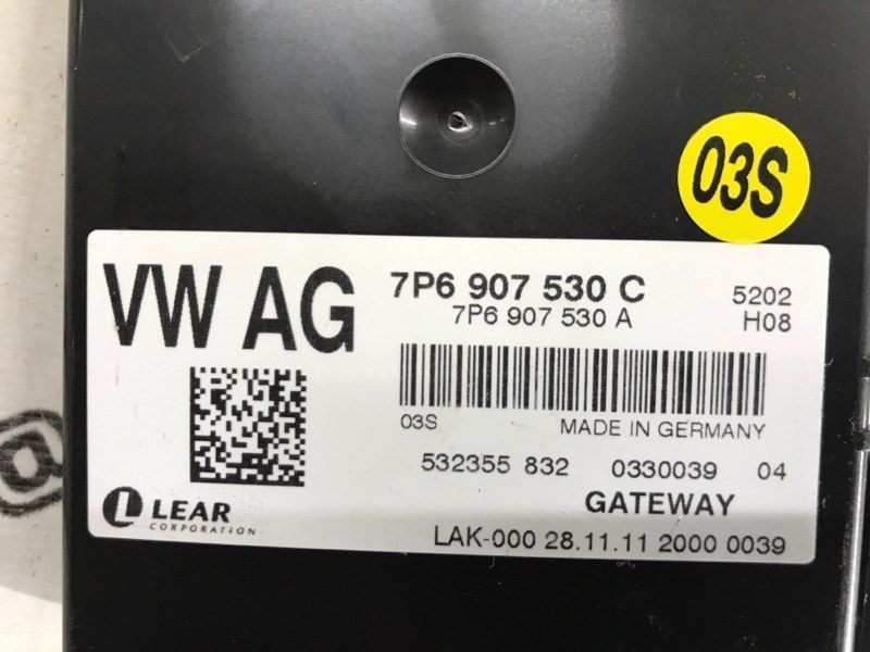 Діагностичний інтерфейс для шини даних (Gateway) 7P6907530C Volkswagen Touareg