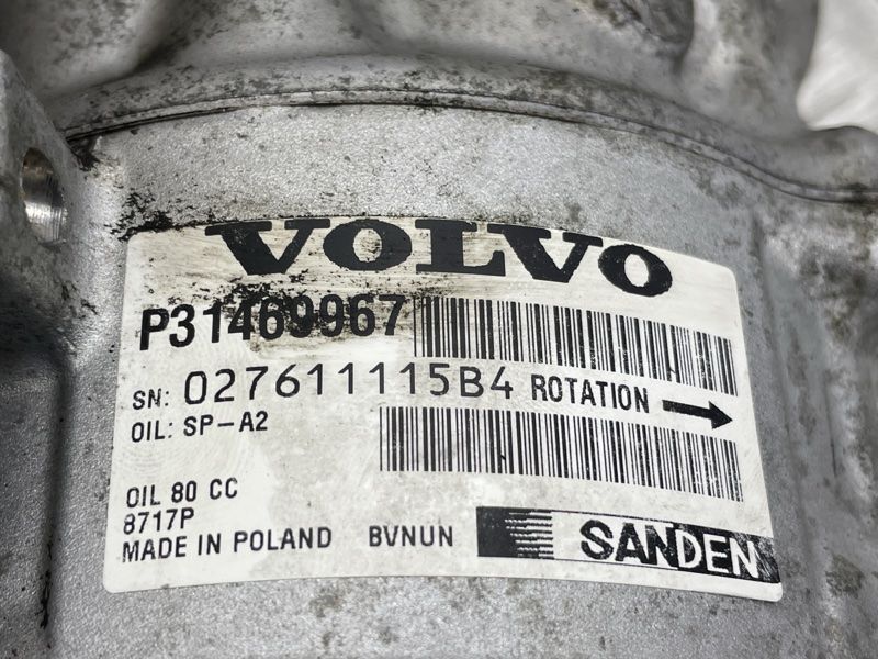 Компресор кондиціонера 31469967 Volvo XC90