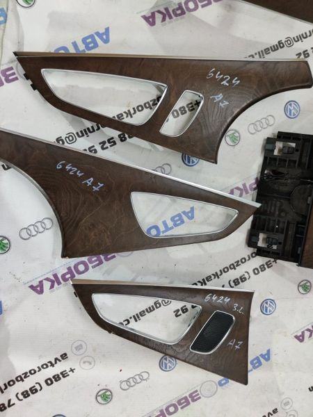 Декор салону (дерево), комплект декоративних накладок 4G0864261N Audi A7