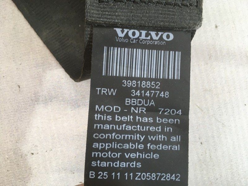 Ремінь безпеки 39818852 Volvo XC60