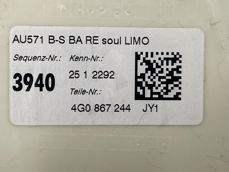 Облицювання стійки 4G0867244JY1 Audi A6