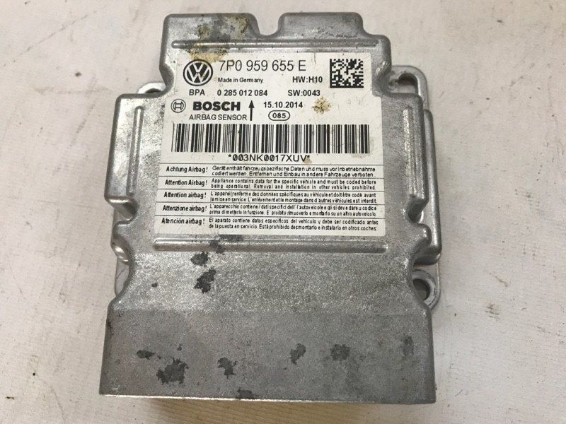 Блок управления подушками безопасности / SRS 7P0959655E Volkswagen Touareg