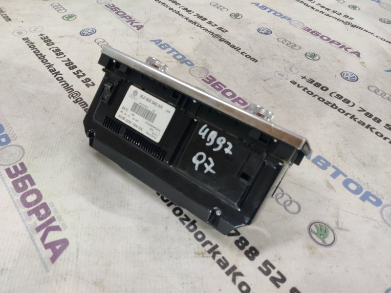 Панель управления климат-контролем 4L0820043AHSZD Audi Q7