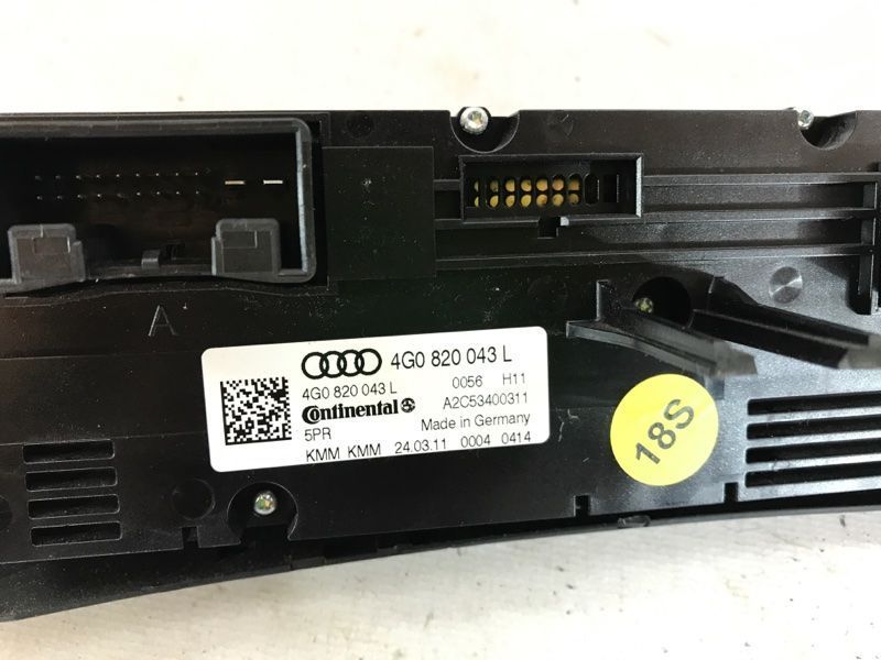 Панель управления климат-контролем 4G0820043L Audi A7