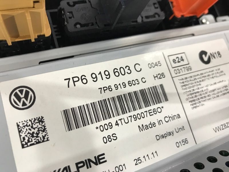 Дисплей і панель керування 7P6919603C Volkswagen Touareg
