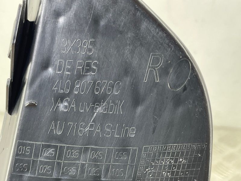 Накладка противотуманной фары s-line 4L0807676C01C Audi Q7