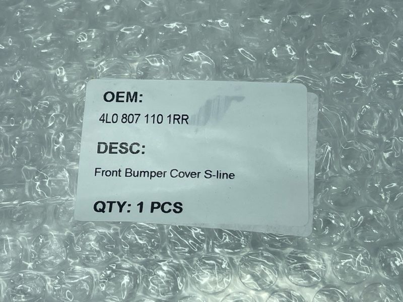Спойлер переднього бампера s-line 4L08071101RR Audi Q7