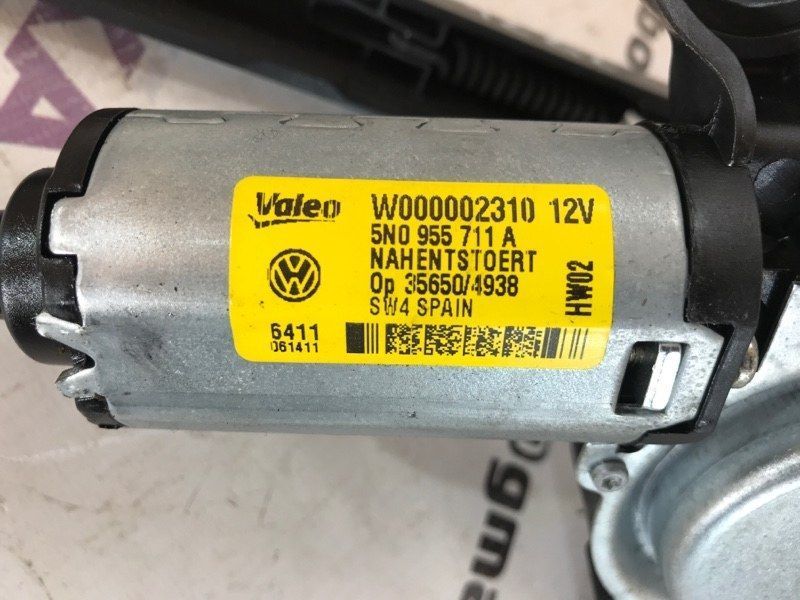 Мотор і трапеція склоочисників 5N0955711A Volkswagen Tiguan