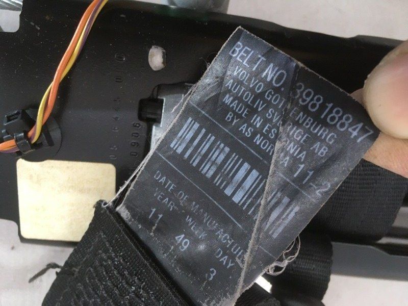 Ремінь безпеки 39818847 Volvo XC60